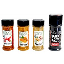 Rawseed Organic Himalayan Salt & Mild Seasonings Gift Box Set, 4-Pack 
